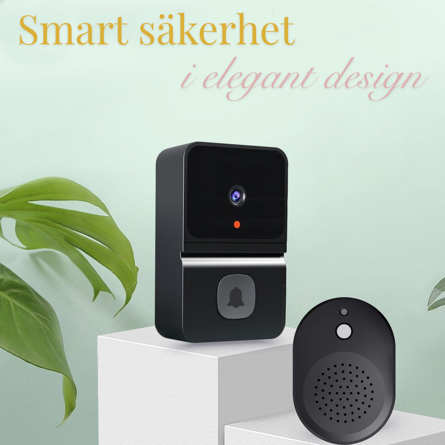 Smart videodörrklocka med HD-video och tvåvägskommunikation